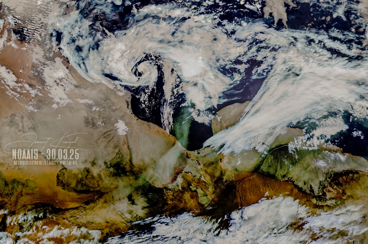 3.25 Noaa19 avhrr 3 rgb AVHRR 3b45 IR False Color corrected d2